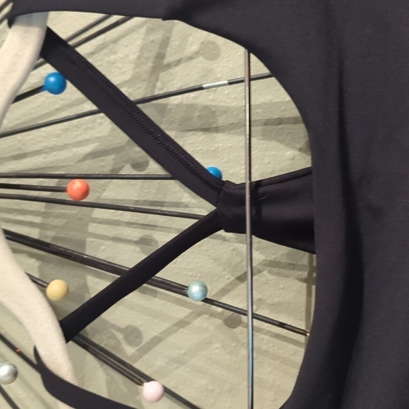 Old Navy Active powersoft 2X Crop Top built-in bra black padding Sports Bra - Picture 2 of 5